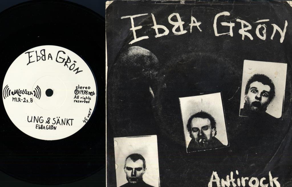 Cover and LP for Ebba Grön's Antirock single